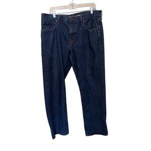 Old Navy Mens Jean 38X34 Regular/Standard Fit Dark Wash Denim ‎ Cotton Blend